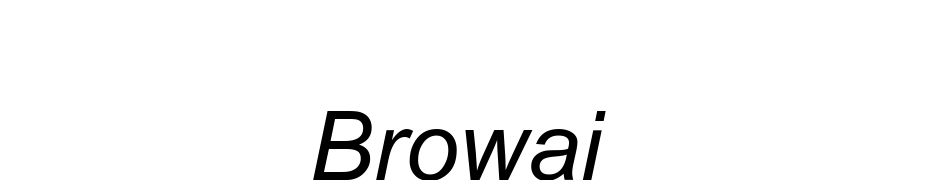 Browallia New Italic cкачати шрифт безкоштовно